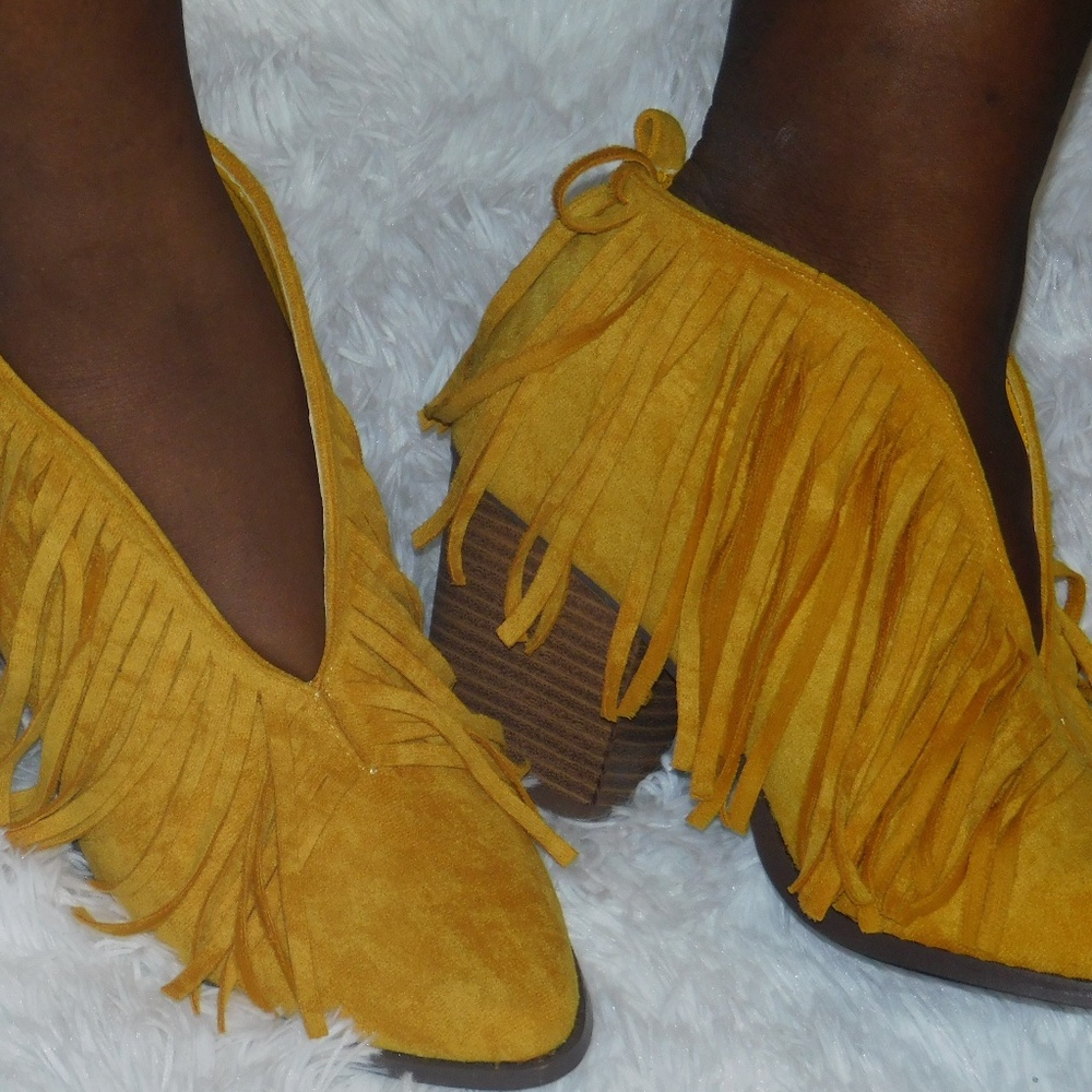 ❤️Tassel booties